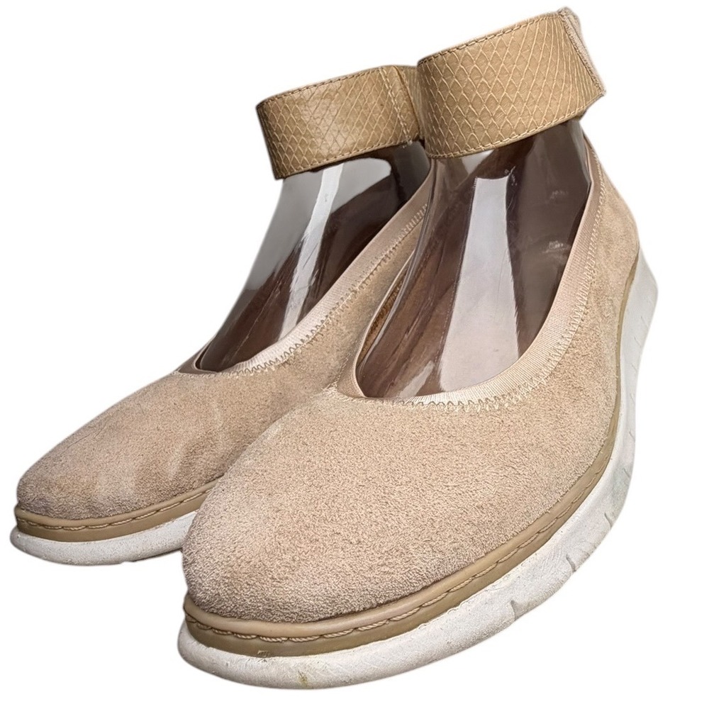 Vionic Camille Tan Suede Mary Jane Ballet Flats Womens 9 - Picture 2 of 15